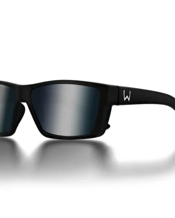 Westin W6 Street 100  Matte Black Lb Smoke  Lm Silver Flash  Ar Blue Fiskebriller