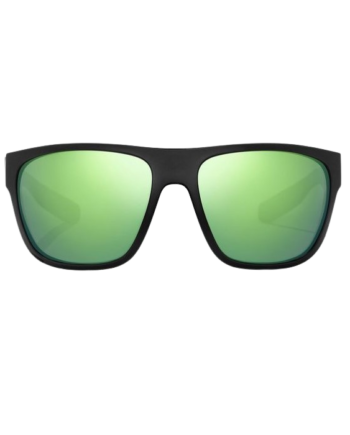 Bajã   Las Rocas Black Matte Green Mirror Pc Solbrille