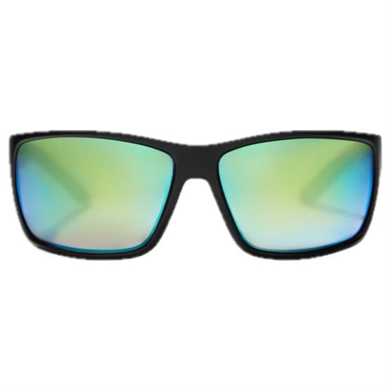 Bajio Bales Beach Black Matte Green Mirror Glass