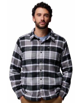 Columbia Windwardâ  Ii Shirt Jacket Black Trapper Windowpane