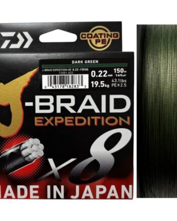 Daiwa  -braid Expedition X8 150m Dark Green