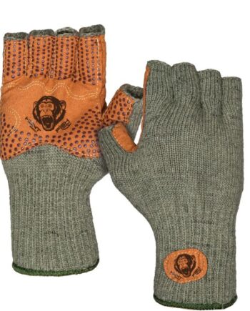Fish Monkey Wooly Half Finger Handske Olive