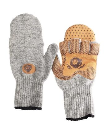Fish Monkey Wooly Mitten Handske Grey