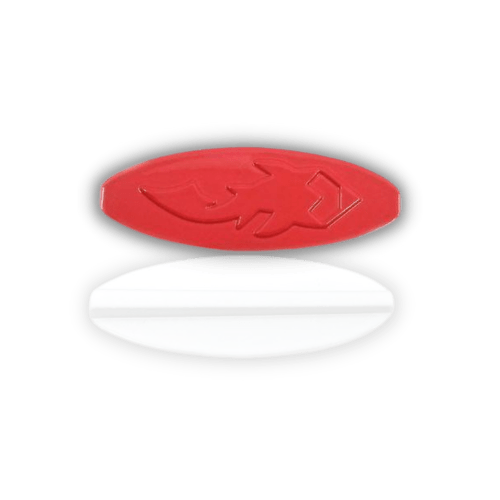 Fishnote Trout Lure 7g Rød Hvid