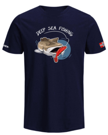 Fladen Hungry Cod  -shirt Blå
