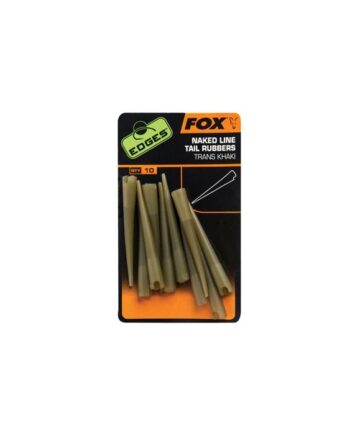 Fox Edges Naked Line Tail Rubbers Trans Khaki