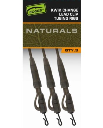 Fox Edges Naturals Kwik Change Lead Clip Tubing Rigs