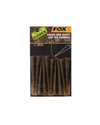 Fox Edges Power Grip Naked Line Tail Rubbers Size   Camo