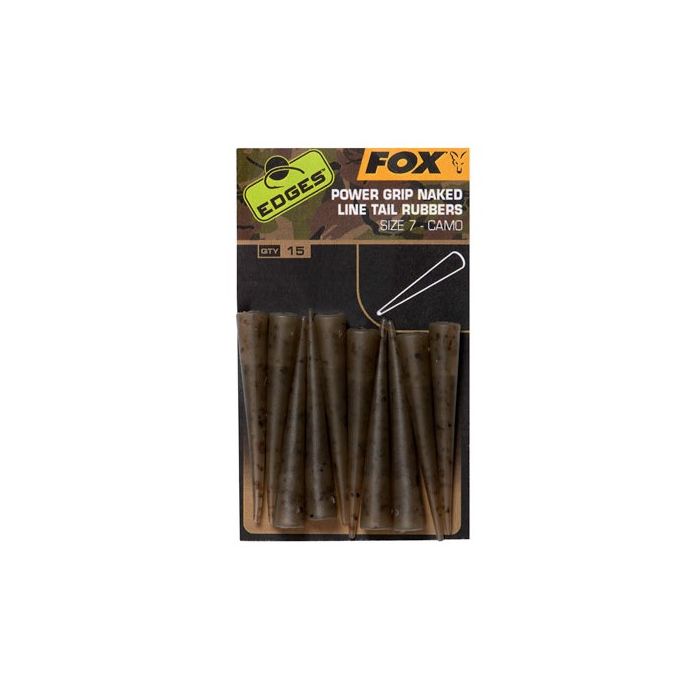 Fox Edges Power Grip Naked Line Tail Rubbers Size Camo