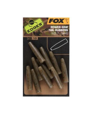 Fox Edges Power Grip Tail Rubbers Size   Camo