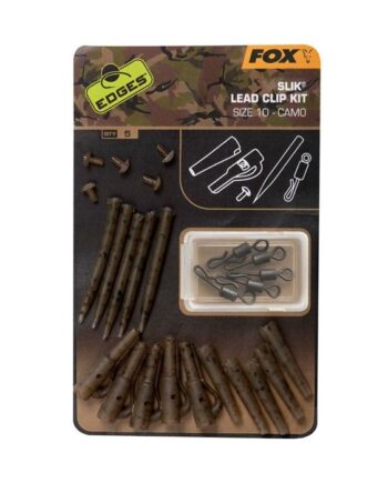 Fox Edges Slik Lead Clip Kit Camo Size 10