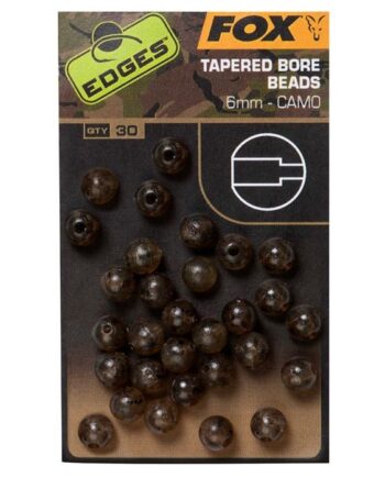 Fox Edges Tapered Bore Beads 6mm Camo