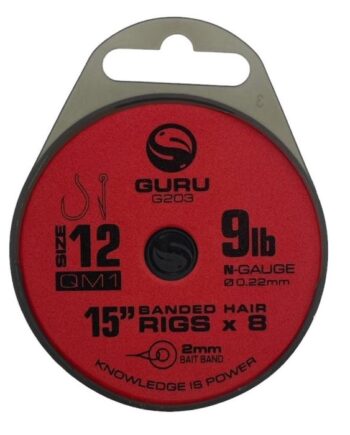 Guru Qm1 Bait Band Rig Barbless 15