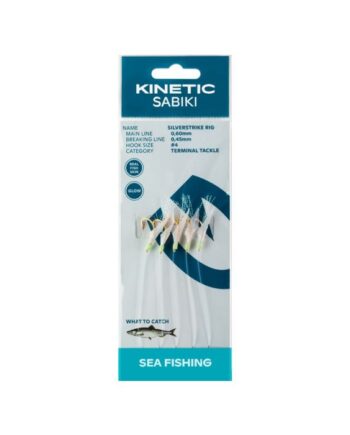 Kinetic Sabiki Silver Strike Rig Fishskin Flash