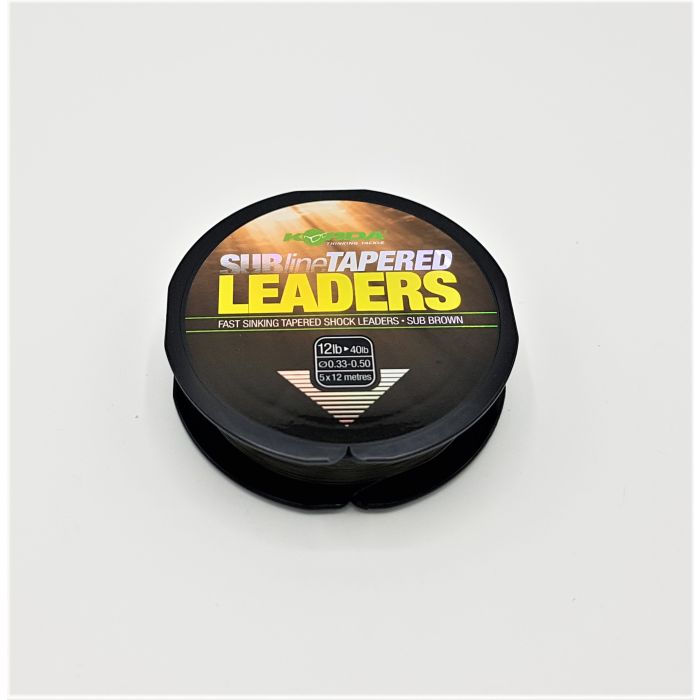 Korda Subline Tapered Leaders 33- 50mm