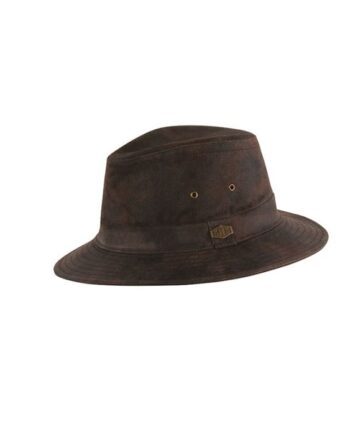 Mjm Haag Leather Hat Brun