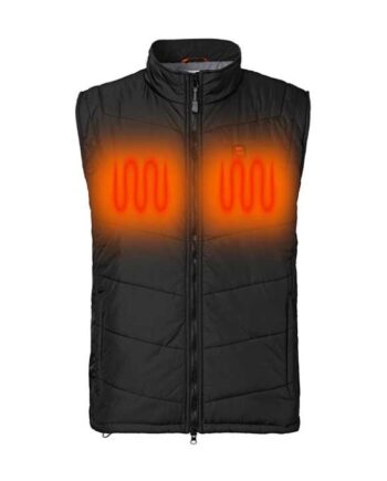 Nordic Heat Herre Vest Quiltet Sort