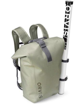 Orvis Pro Waterproof Backpack Roll Top Cloudburst