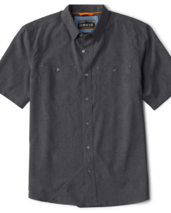 Orvis Tech Chambray Ss Work Skjorte Black