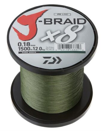 Påspoling Fletline Daiwa  -braid X8   10 Mm