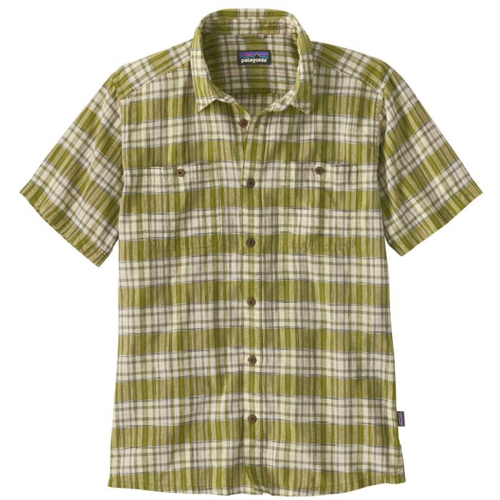 Patagonia Back Step Ss Skjorte Sunlight:graze Green