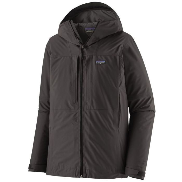 Patagonia     Insulated Boulder Fork Rainjacket Black