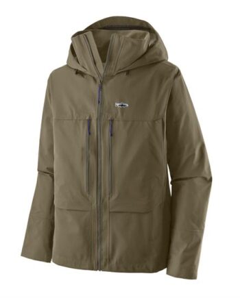 Patagonia Mens Swiftcurrent Wading Jacket  Sage Khaki