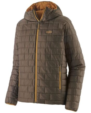 Patagonia Nano Puff Fitz Roy Trout Hoody Otter Brown