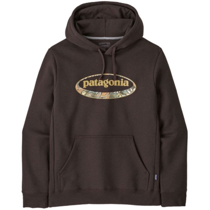 Patagonia  95 Oval Logo Uprisal Hoody Den Brown:heliotropic