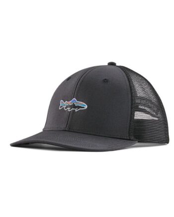 Patagonia Stand Up Trout Trucker Cap Ink Black