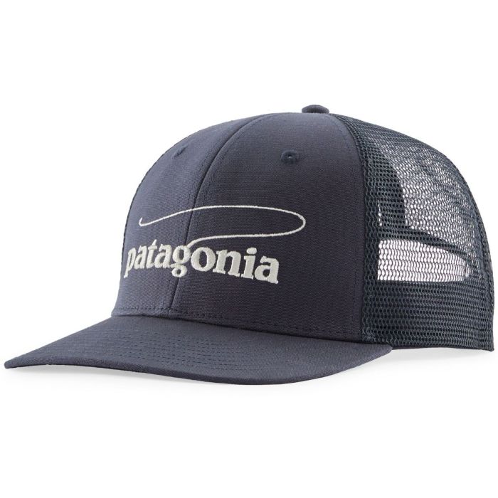 Patagonia Take   Stand Trucker Cap Casting Logo:smolder Blue