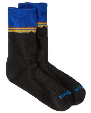 Patagonia Wool Crew Sock Classic Fitz Roy:viking Blue