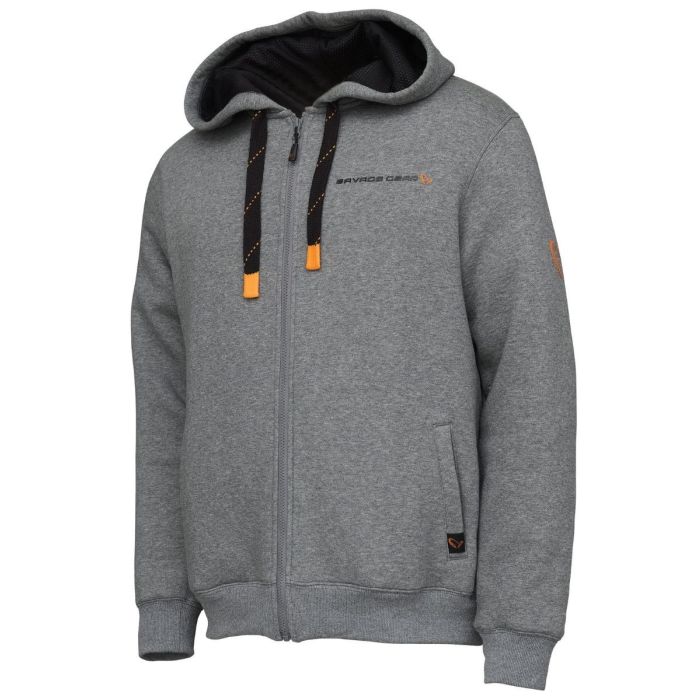 Savage Gear Classic Zip Hoodie Grey Melange