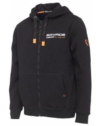 Savage Gear Urban Zip Hoodie Black Ink