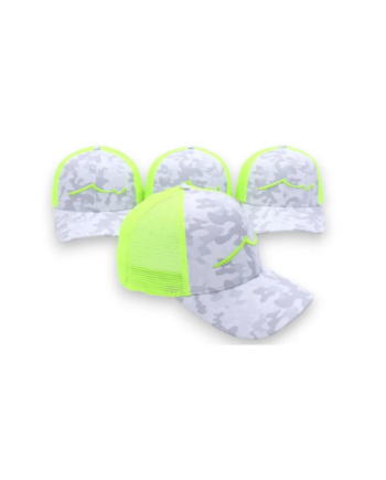 Searun Trucker Cap Grey Chartreuse