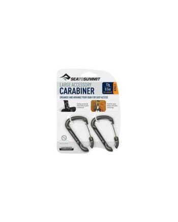 Seatosummit Accessory Carabiner Large Titanium Grey 2pak