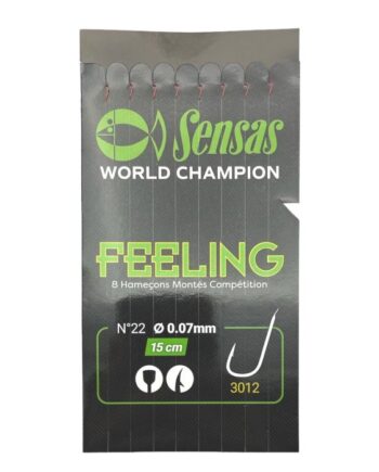 Sensas Feeling Hook To Nylon Str  22