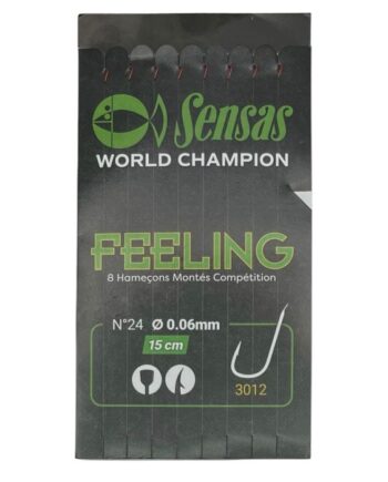 Sensas Feeling Hook To Nylon Str  24