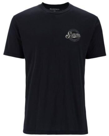 Simms Circle Lockup  -shirt Black