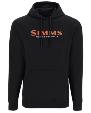 Simms Logo Hoody Black