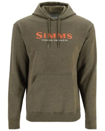 Simms Logo Hoody Military Heather