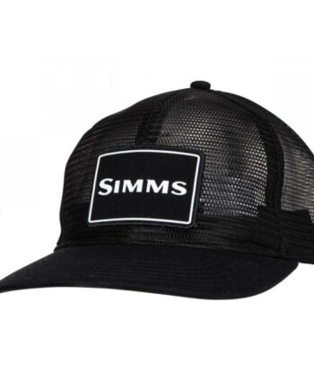 Simms Mesh All-over Trucker Black