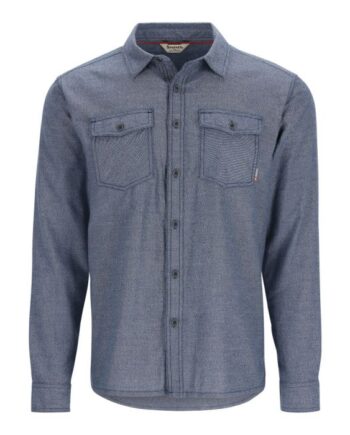 Simms Shoal Flannel Skjorte Midnight