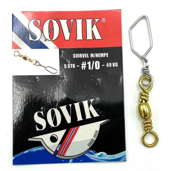 Søvik Svirvler Hægte Messing