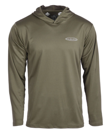 Vision Bamboo Bug And Uv Hoodie Pale Olive