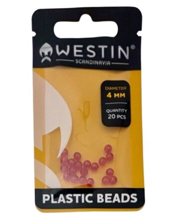 Westin Plastic Beads 4mm Red