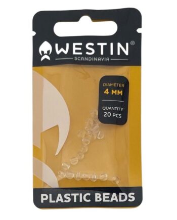 Westin Plastic Beads 4mm Transperant