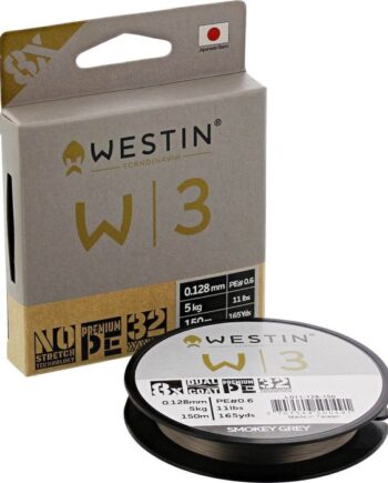 Westin W3  -braid Smokey Grey 150m