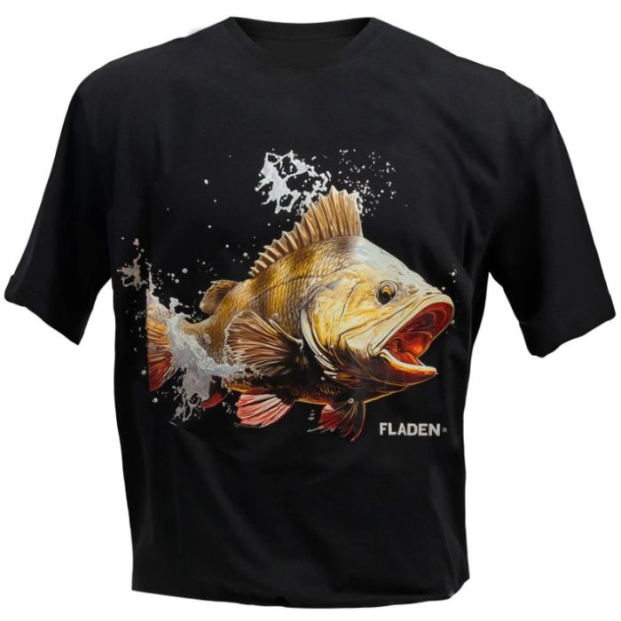 Fladen Perch Hunter -shirt Sort