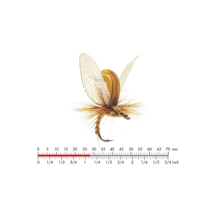 :on Mayfly Emerger Olive Brown
